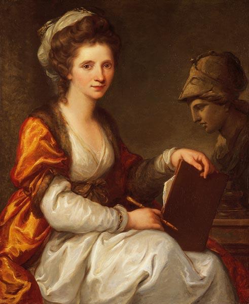 Angelica Kauffmann Selbstbildnis mit Beste der Minerva